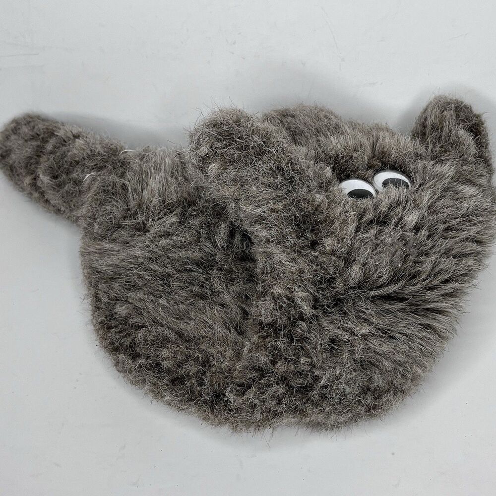 Vintage 1980s Nothing Much Googly Eye Faux Fur Hand Puppet